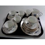 A 21 piece Royal Sutherland bone china tea service