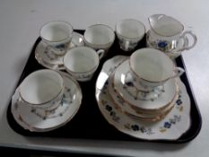 A 21 piece Royal Sutherland bone china tea service