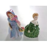 Two Royal Doulton figures,