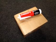 A box containing Hilti silicone fire stop sealant