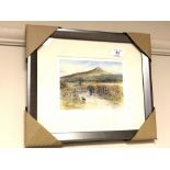 After Tom MacDonald : Roseberry Topping, reproduction in colours, signed in pencil, 13 cm by 18 cm,