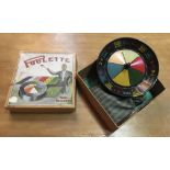 An original 1950's boxed game 'Poolette' fully complete with board, rules / instructions,