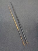 A snooker cue in case