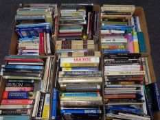 A pallet containing a very large quantity of books,