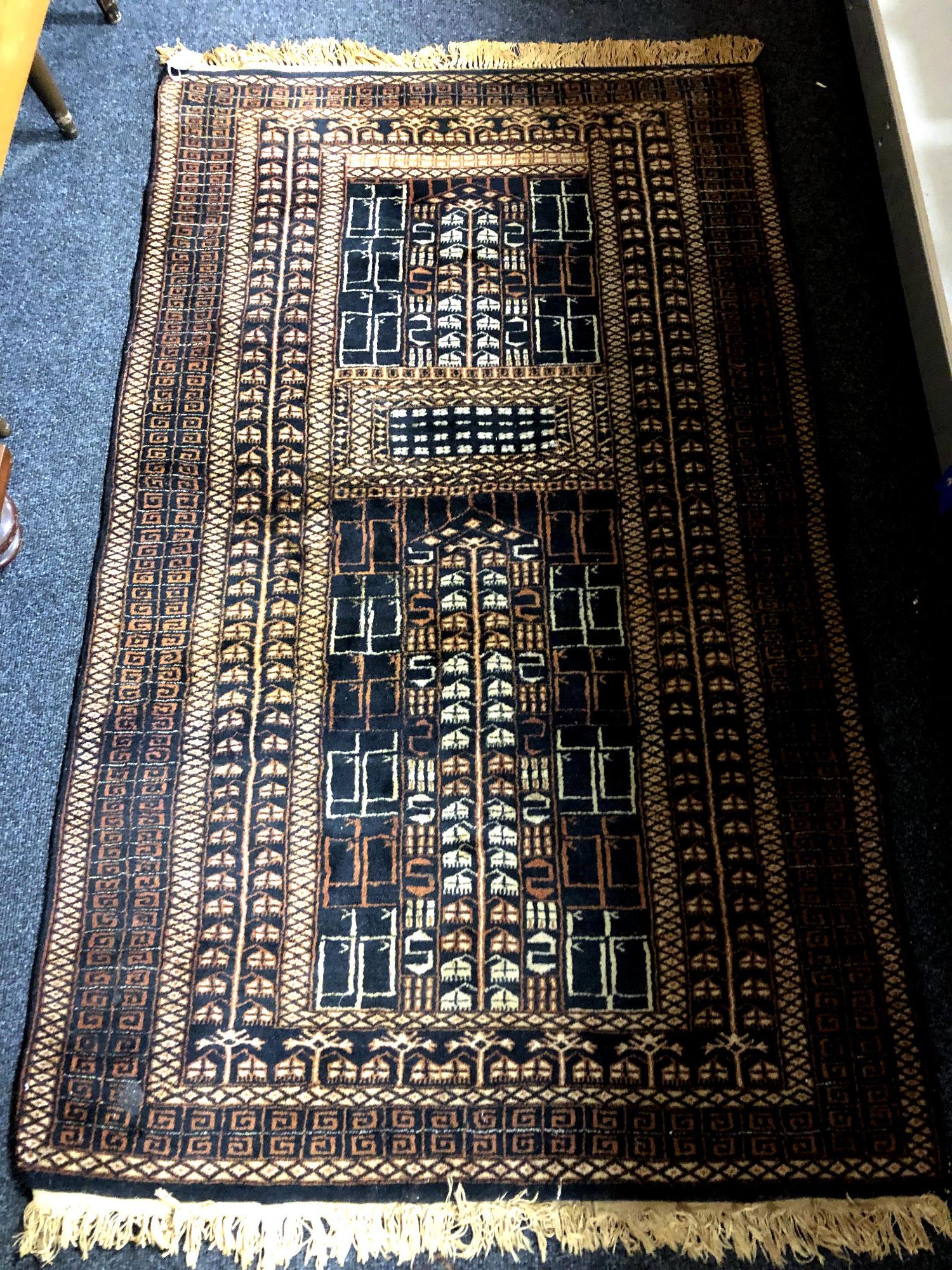An Afghan Balouch prayer rug 172 cm x 96 cm