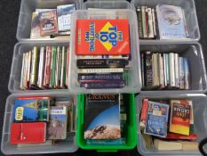 A pallet containing a very large quantity of books,