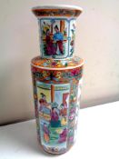 A 20th century Chinese famille rose vase, height 42 cm