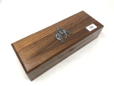 A Philip Morris Products limited edition walnut box made for Marlboro