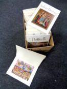 A box containing a quantity of volumes relating to art and old masters