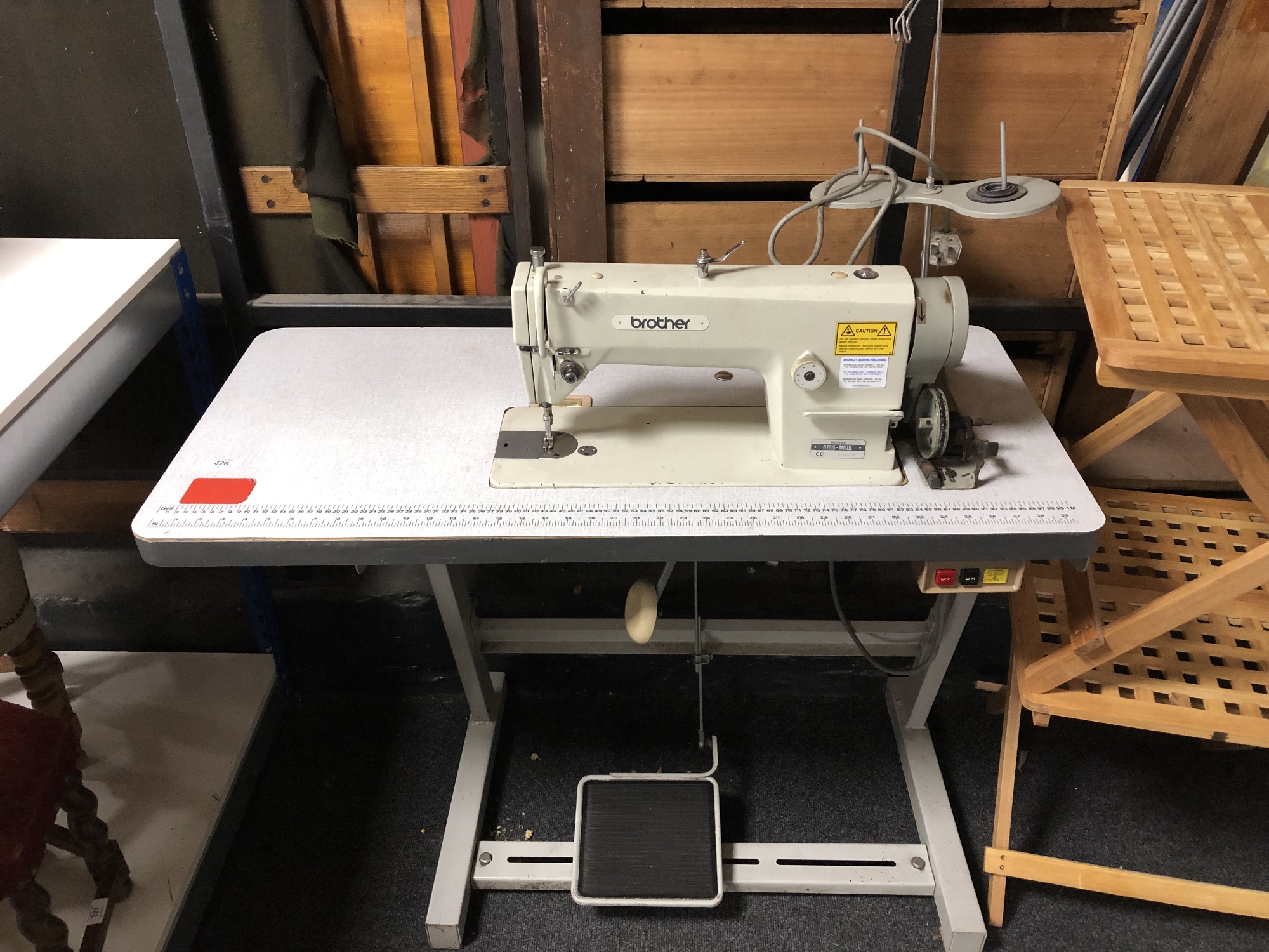 A Brother industrial sewing machine