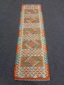 A Choli kilim runner 199cm by 59cm