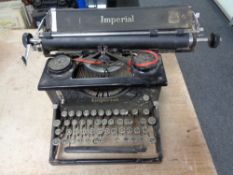 A vintage Imperial typewriter