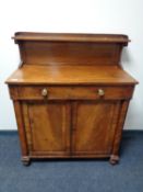 A Victorian mahogany double door chiffonier