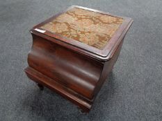 A 19th century commode stool