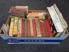 A box of twentieth century children's books to include Blue Peter annuals,