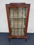 An Edwardian display cabinet