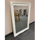A 3' x 2' white mirror