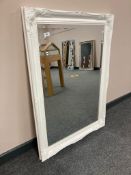 A 3' x 2' white mirror