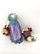 A rare Royal Doulton figurine Covent Garden HN1339 (for restoration)