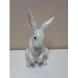 A Lladro figure of a rabbit.