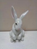 A Lladro figure of a rabbit.