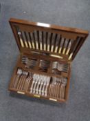 An Edwardian canteen of Regent Plate cutlery retailed by the Goldsmiths & Silversmiths Company,