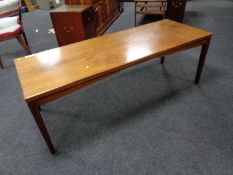 A mid 20th century continental rectangular coffee table