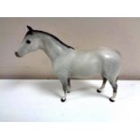 A Beswick Thoroughbred Stallion, small, in matte finish.