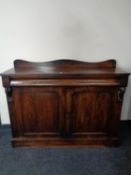 A Victorian rosewood chiffonier