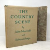 John Masefield and Edward Seago : The Country Scene, a volume, hardcover, with dust jacket,