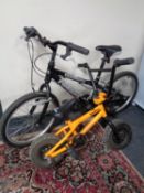 A boy's Dawes Rocket BMX bike together with one further child's bike