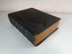 A Victorian leather bound bible published 1855