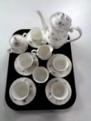 A 15 piece Lady Beth porcelain tea service