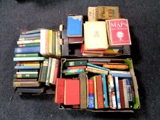 Three boxes containing a large quantity of antiquarian and later volumes,