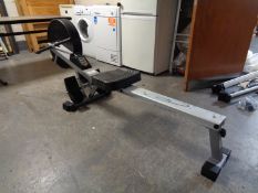A V-fit rowing machine