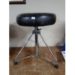 A vintage drummer's stool