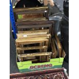 A large quantity of assorted picture frames