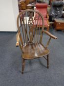 A Windsor style armchair