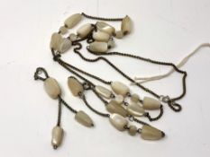 A costume necklace and bracelet set