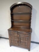 An Ercol Dutch dresser in an antique finish