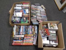 Four boxes of assorted CD's,