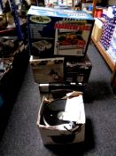 Boxed electrics and kitchen ware to include tagine set, Bain Marie pot,