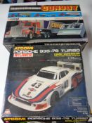 A boxed vintage Corgi Truckertronic Convoy M5600 remote controlled truck together with a further