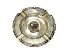 A circular Lindisfarne silver ashtray, diameter 12cm CONDITION REPORT: 120g.