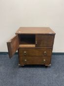 A George III mahogany commode chest