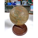A mid 20th century Chad Valley tin plate globe