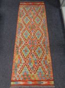 A Choli kilim runner 187cm by 66cm