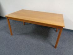 A 20th century teak coffee table