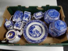 A box containing a quantity of Ringtons china