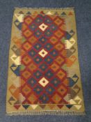 A Maimana kilim 91cm by 61cm